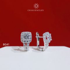 Hoa Tai BG41 CHAM JEWELRY , Chủ 5.0mm (Barcode TBG1070)