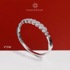 Vòng Tay CHAM JEWELRY VT246, Vòng Kiểu Bản 6.5mm (Barcode PVH170)