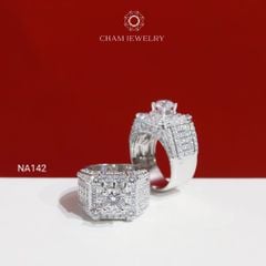 Nhẫn Nam NA142 CHAM JEWELRY, Chủ 6.5mm (TNNA473-C-N213).