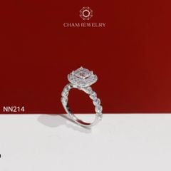 Nhẫn NN214 CHAM JEWELRY, Chủ 6.5mm( Barcode NNNH46).