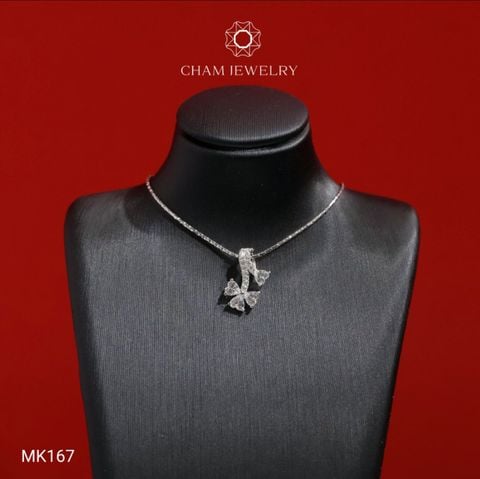 Mặt Dây Chuyền MK167 CHAM JEWELRY, Cỏ 3 Lá (Barcode TMX276)