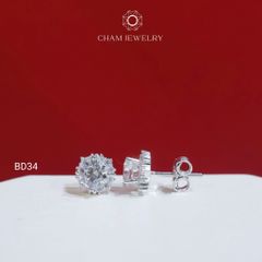 Hoa Tai CHAM JEWELRY BD34, Chủ 5.5mm (Barcode TBD1450)
