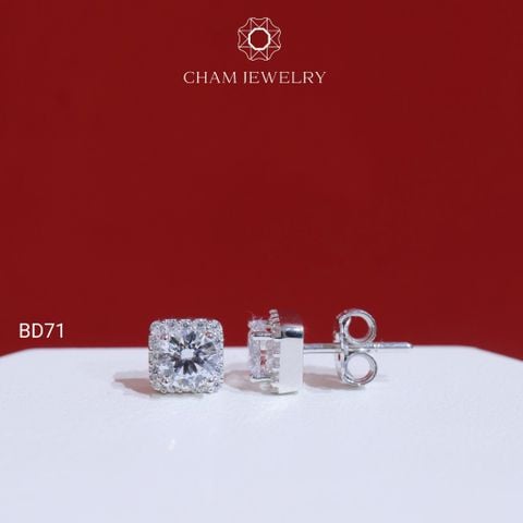 Hoa Tai BD71 CHAM JEWELRY , Chủ 5.0mm ( Barcode TBD105).