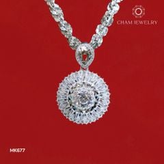 Mặt Dây Chuyền MK677 CHAM JEWELRY, Viên Chủ 7.0mm (Barcode TMA1778).