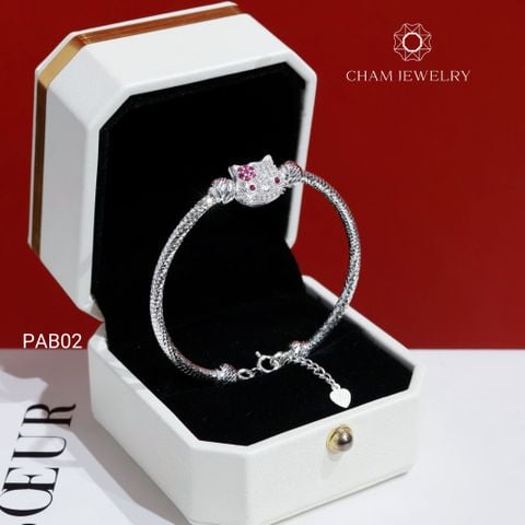 Vòng Tay Bé PAB02 CHAM JEWELRY, Vòng Mèo (Barcode TVEC46)