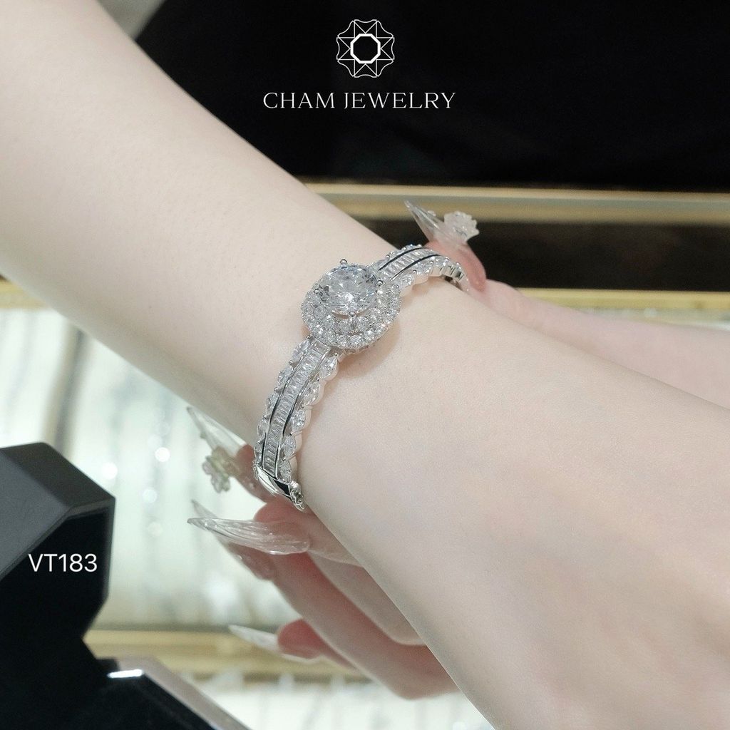 Vòng Tay VT183 CHAM JEWELRY, Chủ 11.0mm (Barcode CV7583).