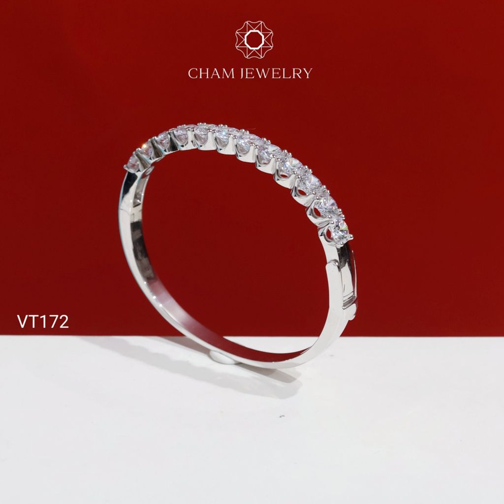 Vòng Tay VT172 CHAM JEWELRY, Vòng Full Đá 5.0mm .