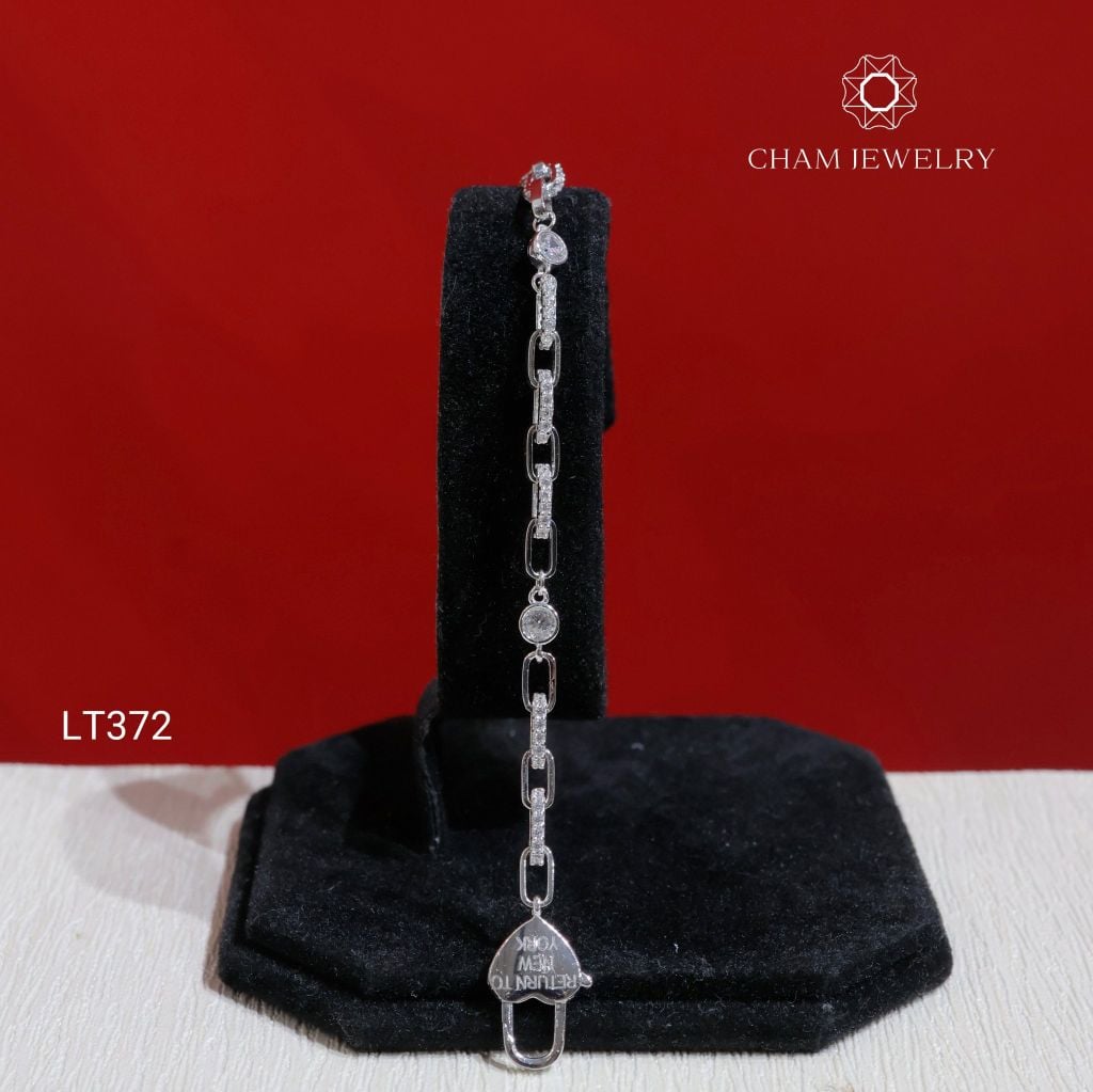 Lắc Tay LT372 CHAM JEWELRY , Lắc Tay Chìa Khóa Tim (Barcode KLT50).
