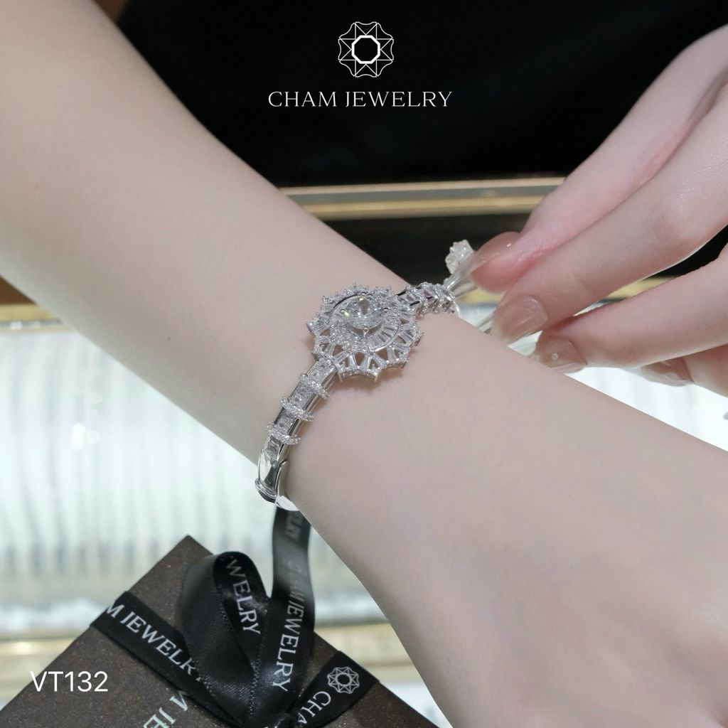 Vòng Tay VT132 CHAM JEWELRY, Chủ 7.5mm ( Barcode CV6708 ).