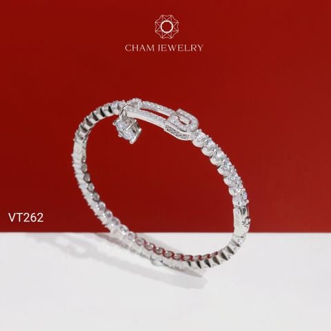 Vòng Tay CHAM JEWELRY VT262, Vòng Kiểu Đá 3.5mm (Barcode PVH370)