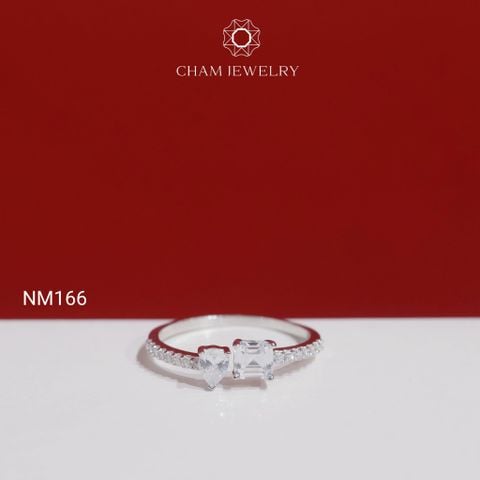 Nhẫn NM166 CHAM JEWELRY , Nhẫn Kết Kiểu (Barcode TNT960).