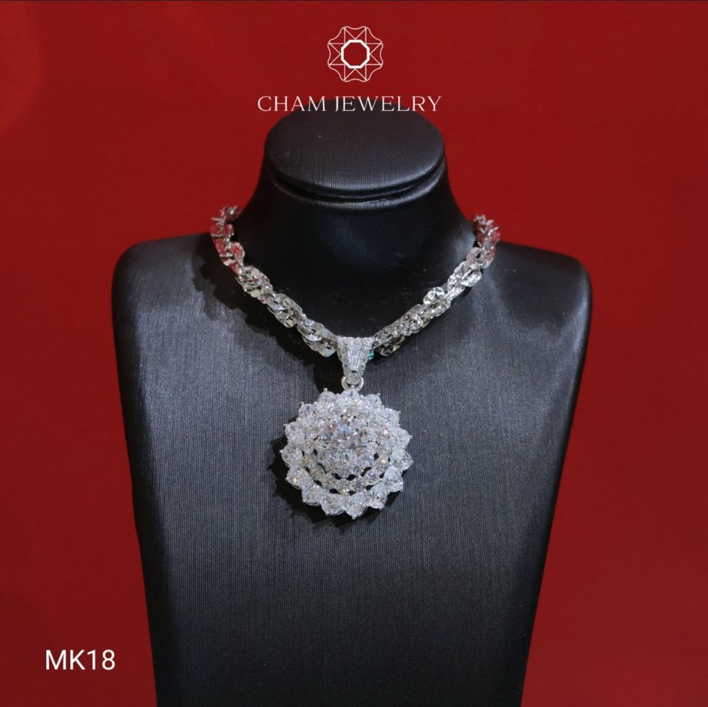 Mặt Dây Chuyền MK18 CHAM JEWELRY, Chủ 7.0mm (Barcode MA1786)