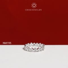 Nhẫn NM195 CHAM JEWELRY, Nhẫn Kiểu Full Đá ( TNF41-C-N2060 ).