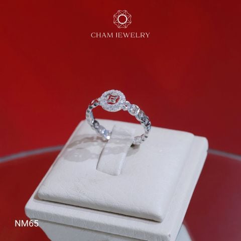Nhẫn NM65 CHAM JEWELRY, Nhẫn Kim Tiền (Barcode TNDT72).