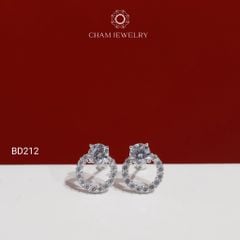 Hoa Tai BD212 CHAM JEWELRY , Chủ 5.0mm (Barcode TBD666).