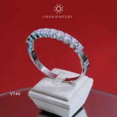 Vòng Tay CHAM JEWELRY VT44, Vòng 1 Hàng Đá, Đá 6.0mm (Barcode CV73208)