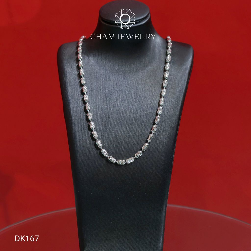 Dây Chuyền CHAM JEWELRY DK167, Dây Bi Ý, Bản 2.5mm  (Barcode CDAYY237)).