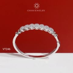 Vòng Tay CHAM JEWELRY VT246, Vòng Kiểu Bản 6.5mm (Barcode PVH170)