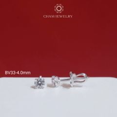 Hoa Tai BV33 CHAM JEWERLY, Bông Nụ Đá Newzealand (Barcode TBH15-TBH16-TBH14- TBH13 -TBH24-TBH109)