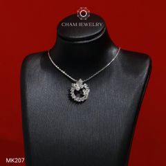 Mặt Dây Chuyền MK207 CHAM JEWELRY, Mặt Kiểu Bướm Đôi (Barcode TMX307)