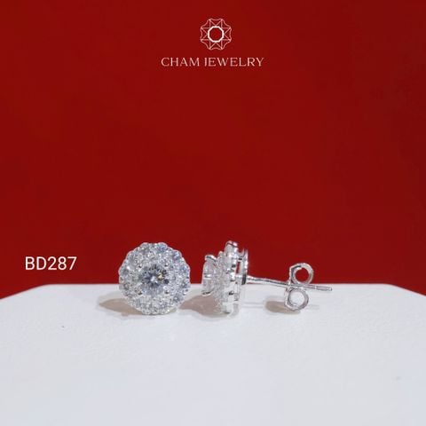 Hoa Tai BD287 CHAM JEWELRY, Chủ 4.0mm (Barcode TBD1716).