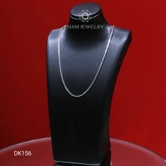 Dây Chuyền DK156 CHAM JEWELRY, Dây Mì Hộp Vuông Bản 1.2mm (Barcode CDYR199).