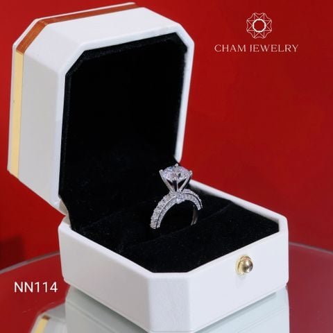 Nhẫn CHAM JEWELRY NN114, Chủ 9.0mm (Barcode CN7650)
