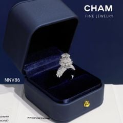 Nhẫn Nữ NNV86 Vàng 10k Chủ 6.3 Kim Cương Lab Grown Diamond (Barcode DNU21)