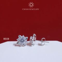 Hoa Tai CHAM JEWERLY BD28, Chủ 4.5mm (Barcode TBD1456)