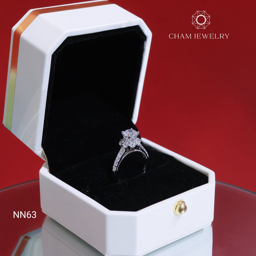 Nhẫn NN63 CHAM JEWELRY, CHủ 6.0mm (Barcode CATIN2026)