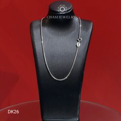 Dây Chuyền CHAM JEWELRY DK26. Bản 1.2mm