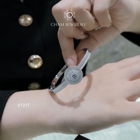 Vòng Tay VT217 CHAM JEWELRY Chủ 6.0mm (Barcode CV6028)