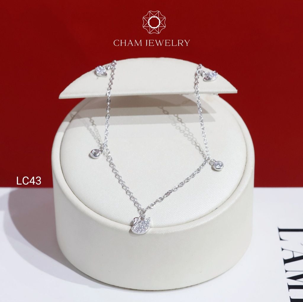 Lắc Chân LC43 CHAM JEWELRY , Lắc Chân Thiên Nga ( C-LC194(C6) )