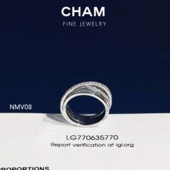Nhẫn Nữ NMV08 Vàng 10k Kim Cương Lab Grown Diamond (Barcode CNNV04)