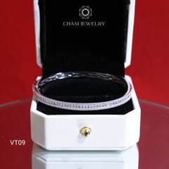 Vòng Tay CHAM JEWELRY VT09, Full Đá Bản 5.0ly (Barcode TVB120V-TV181-CV8003).