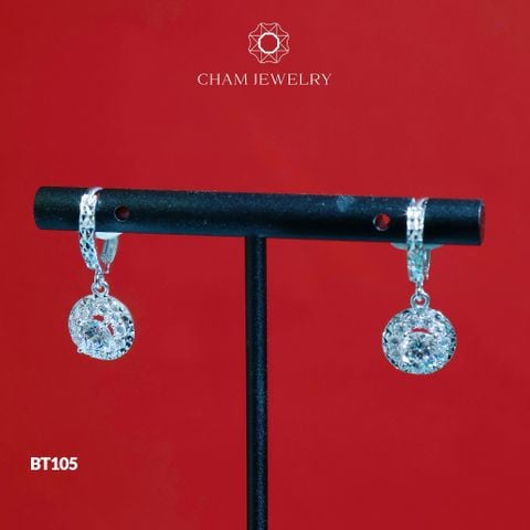 Hoa Tai CHAM JEWERLY BT105 , Chủ 5.0mm ( Barcode TBT791).