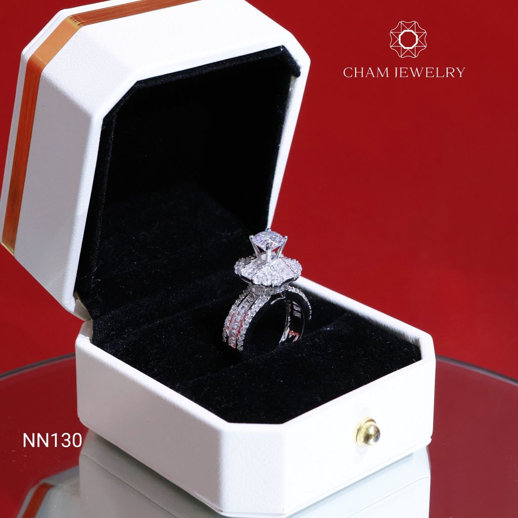 Nhẫn NN130 CHAM JEWELRY, Chủ 7.0mm (Barcode TNN816).