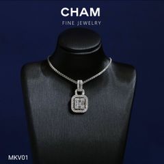 Mặt Dây Chuyền MKV01 Vàng 10k Kim Cương Lab Grown Diamond
