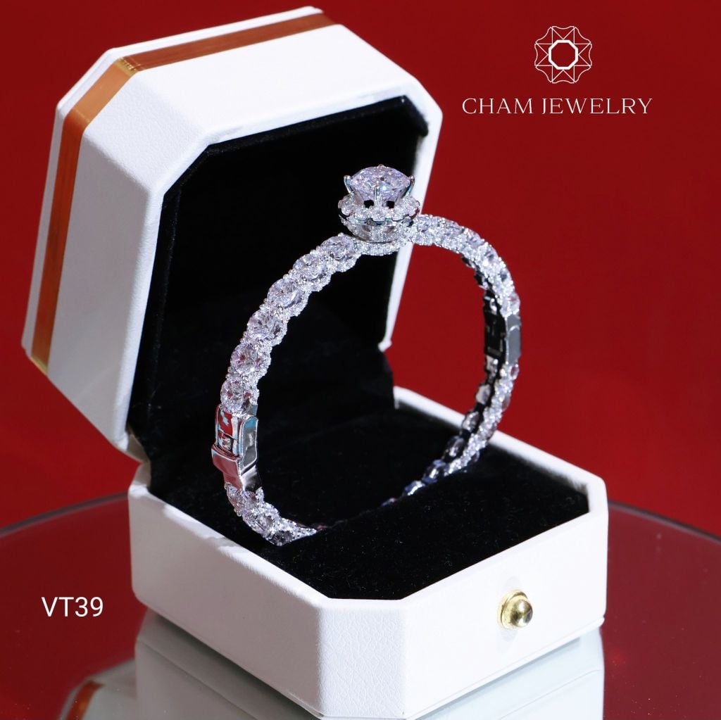 Vòng Tay CHAM JEWELRY VT39, Chủ 9.0mm( Barcode TV98).
