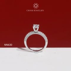Nhẫn Nữ NN630 CHAM JEWELRY, Chủ 5.0mm ( TNN206).