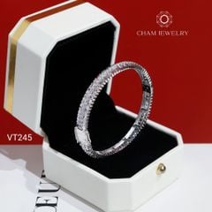Vòng Tay CHAM JEWELRY VT245, Vòng Kiểu Bản 6.5mm (Barcode PVH376)