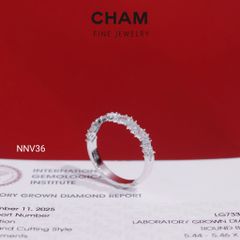 Nhẫn Nữ NMV36 Vàng 10k Kim Cương Lab Grown Diamond