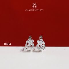 Hoa Tai BG84 CHAM JEWELRY, Hoa Tai Hoa 5 Cánh Giọt Nước (Barcode TBG847).