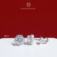 Hoa Tai BV11 CHAM JEWELRY, Chủ 5.0mm (Barcode TBV453).