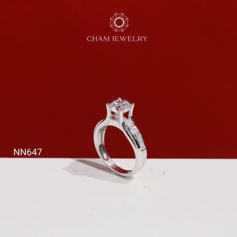 Nhẫn NN647 CHAM JEWELRY, Chủ 7.0mm( Barcode TNN1977).