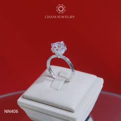 Nhẫn NN406 CHAM JEWELRY, Chủ 7.5mm (Barcode CN7357).