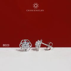 Hoa Tai CHAM JEWERLY BD23, Chủ 2.0mm (Barcode TBD1065)