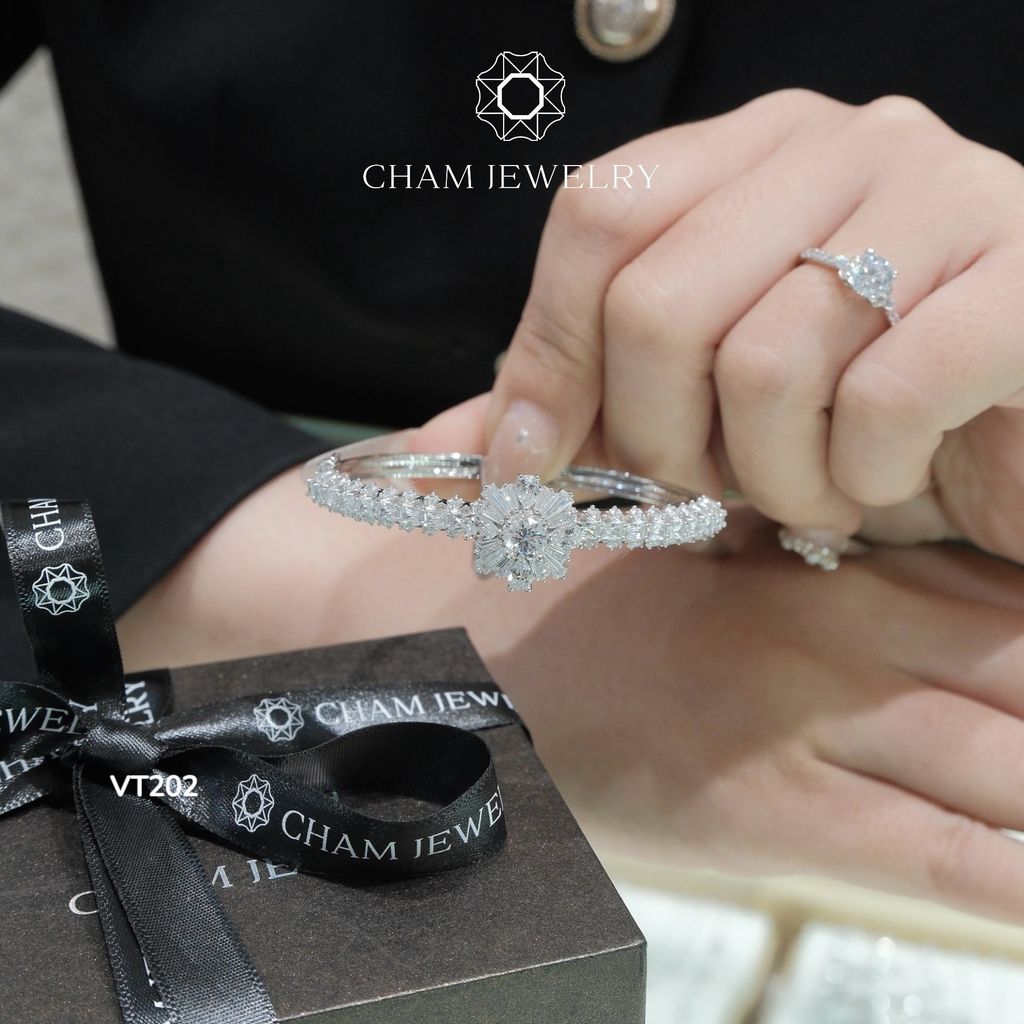 Vòng Tay VT202 CHAM JEWELRY, Chủ 5.0mm (Barcode CV7437)