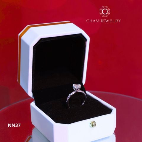 Nhẫn NN37 CHAM JEWELRY, Nhẫn Cánh Hoa, Chủ 6.0mm (Barcode TNN1287).