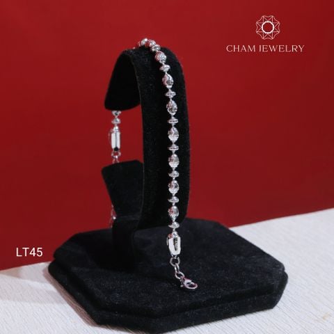 Lắc Tay LT45 CHAM JEWELRY, Lắc Tay Bi 4.0mm (Barcode CLACY135).
